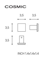 MEDIDAS COLGADOR KUBIC CLASS COSMIC